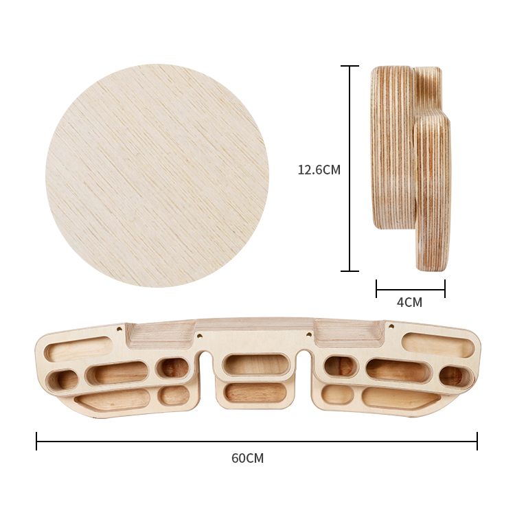 Volle Größe, ideal für Anfänger;Die Türeinheit des Hangboards zum Klettern misst 59,9 x 30 cm (23,6 x 11,75 Zoll);Verjüngt sich von oben nach unten von 4,1–3 cm (1,6 auf 1,2 Zoll) für mehr Freiraum unter den Unterarmen;Wiegt etwa 6,8 Pfund (3,1 kg)