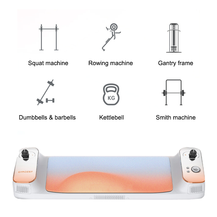 Smart Fitness Board=Ein Digital Home Gym PC230-Fitnessgerät ist multifunktional, faltbar, beweglich und tragbar.Verschiedene Trainingsmodi.Widerstand einstellbar.Intelligenter, sicherer und privater.Motor Smart Power Rack Futurist Fitness Revolutionärer Motor mit intelligentem Algorithmus, Widerstand einstellbar, WiFi- und Bluetooth-kompatibel.Power Rack APP Free & TV-Projektion Durch einfache Verbindung mit der mobilen APP können Sie es auf den Fernsehbildschirm projizieren.Kostenlose Trainer und verschiedene Bewegungen erfüllen jede Übung.Monatliches Update.